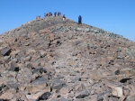 Almost to the top!  Can you see the trail?